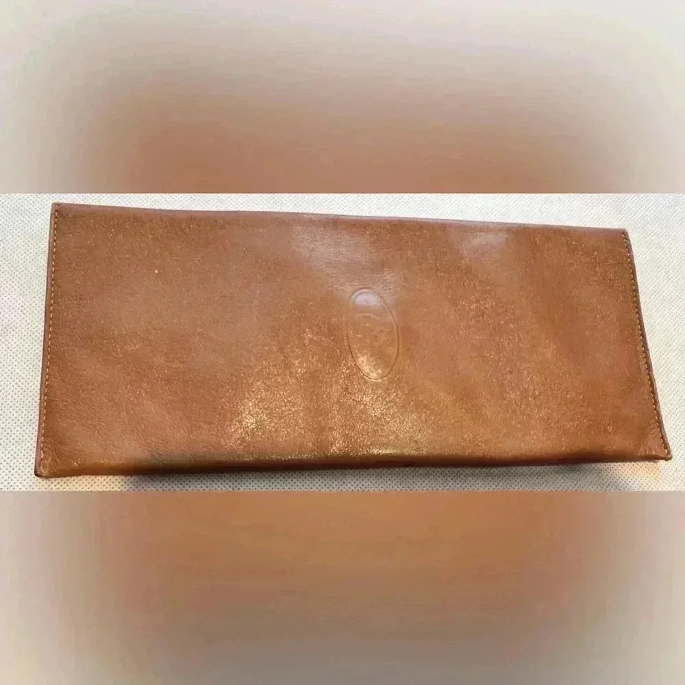 VINTAGE: Christian Dior | calfskin leather coin pouch